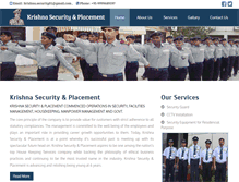 Tablet Screenshot of krishnasecure.com